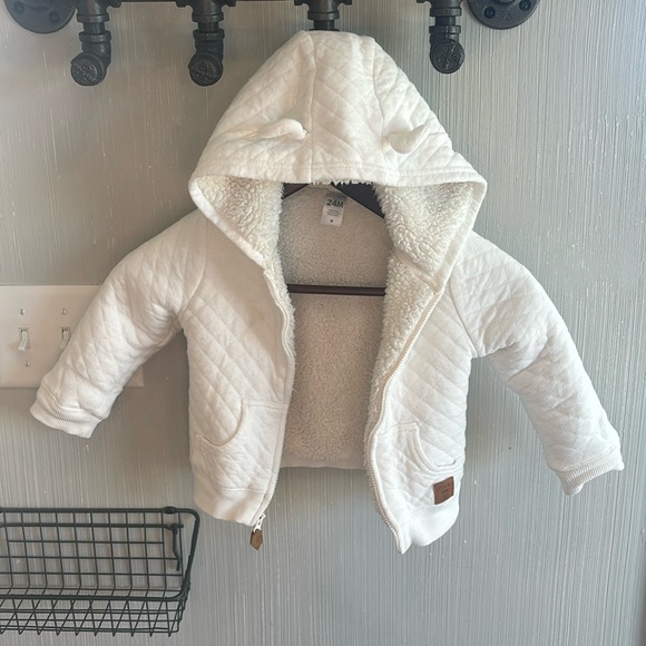 Carter's Other - Carters simple joys cream fuzzy 24 month jacket